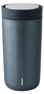 Stelton - To Go Click Vacuum Insulated Cup 0.4 L - Termomugg - Dark Blue - W8 x H17 x L8 cm / 0.4 L