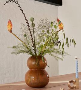 OYOY LIVING - Lasi Vase - Vas - Amber - Ø25,5 x H30 cm