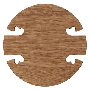 Warm Nordic - Gourmet Wood Trivet - Grytunderlägg - Round - Oak - Ø17,8 x H1 cm