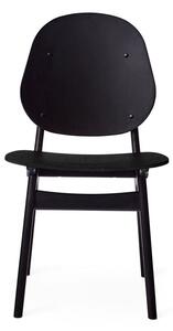 Warm Nordic - Noble Chair / Black Lacquered Oak - Matstol - Solid Oak - L48 x W55 x H85 cm