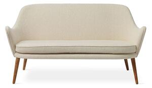 Warm Nordic - Dwell Sofa - Soffa för 2 personer - Barnum 24 (Cream) - L141 x W76 x H73 cm