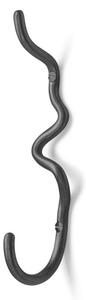 Ferm Living - Curvature - Hook - Krokar - Black Brass - Single - W3 x H19,7 x D5,8 cm
