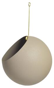 AYTM - Globe Hangning Flowerpot - Kruka - Taupe Small - Ø17 x H28 cm