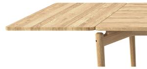 Bruunmunch - Additional Plate for PURE Dining Table - Iläggsskiva - Oak, White oil - L50 x D85 cm