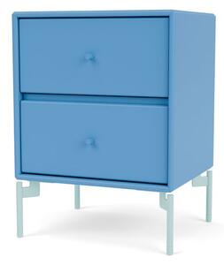 Montana - DRIFT - With Flint Legs - Sängbord - Azure - B 35,4 x H 35,4 x D 30 cm