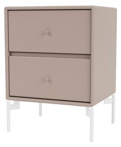 Montana - DRIFT - With white legs - Sängbord - Mushroom - B 35,4 x H 35,4 x D 30 cm