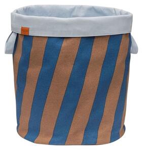 Mette Ditmer - NOVA ARTE Laundry Bag - Tvättkorg - Cobalt / Blush - Ø40 x H50 cm