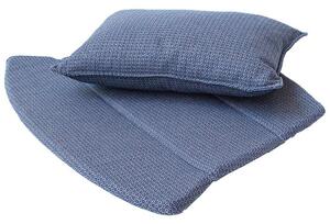 Cane-line - Breeze Lounge Chair Cushion - Kuddar för utomhusbruk - Blue - Cane-line Link - B: 63 x D: 50 x H: 2 cm