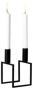Audo Copenhagen - Line - Ljusstake - Black - 10 x 10 cm