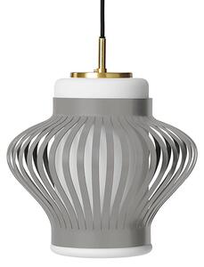 Warm Nordic - Opal Lamella - Hängande lampa - Sky Grey - L26 x D26 x H25 cm