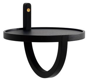 Fogia - Archetto - Hylla - Black Stained Oak - W35 x D35 x H35 cm
