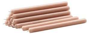 STOFF - Taper Candles - Stearinljus - Beige - 1,2 x 18 cm - 12 pcs