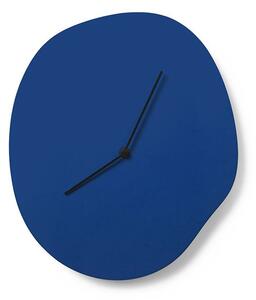 Ferm Living - Melt Wall Clock - Klockan - Blue - W28 x H33 x D4 cm