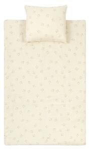 Nobodinoz - Wabi-Sabi Kid Duvet Cover Set - Sängkläder för barn - Blue Grid - 45 x 40 cm / 100 x 140 cm