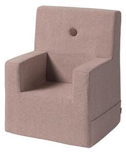 By KlipKlap - Klip Klap KK Kids Chair XL - Barnstol - Soft Rose w/ Rose - H63 x SH23 x SD27 cm