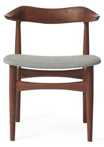 Warm Nordic - Cow Horn Chair - Matstol - Hallingdal 116 (Light Grey) - L55 x W49 x H74 cm