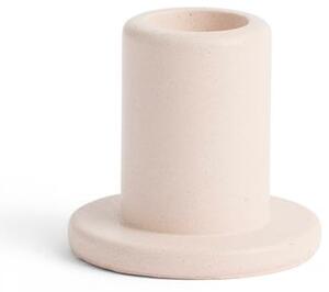 HAY - Tube Candleholder Concrete - Ljusstake - Small - Light pink - H5.5 x D5.5 x W5.5 cm