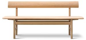 Fredericia Furniture - Mogensen 3171 Bench by Børge Mogensen - Bänk - Soaped Oak / Vegeta 90 Natural - W171,5 x D48,5 x H77 x SH46 cm