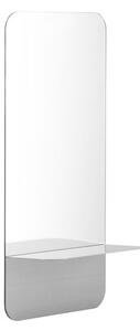 Normann Copenhagen - Horizon Mirror - Spegel - Stainless Steel Vertical - Ø: 34 x D: 14,3 cm