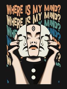 Illustration Where Is My Mind Pixies, Retrodrome