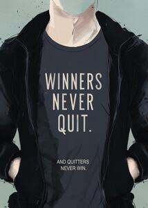 Illustration Winners Never Quit, Andreas Magnusson