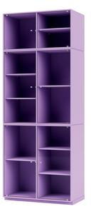 Montana - Ripple Cabinet IV - Plinth H3 cm - Vitrinskåp - Iris - W69,6 X H177,6 X D38 cm