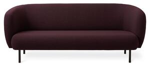 Warm Nordic - Cape Sofa - Soffa för 2 personer - Merit 040 (Burgundy) - L200 x W82 x H80 cm