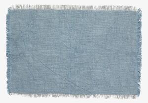 Nordal - ATRIA dækkeserviet med frynser - Bordstablett - Light Blue - Stock sale - L48 x B33 cm