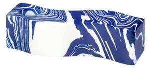 Broste CPH - Lysestage 'Swelly' Komposit - Ljusstake - Intense Blue - Stock sale - W5 x L12 x H3 cm