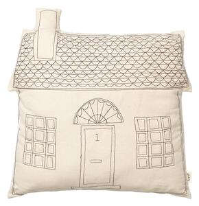 Ferm Living - Abode Cushion - Kudde - Abode Cushion - Cottage House - W45 x D10 x H45 cm