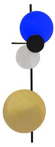 PLEASE WAIT to be SEATED - Planet Lamp / By Mette Schelde - Vägglampa - Electric Blue - L98 x D12 cm