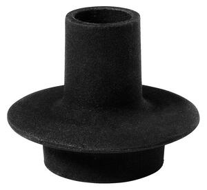 Normann Copenhagen - Heima Candle Holder - Ljusstake - Candlestick - Black - Ø: 8 x H: 6,5 cm