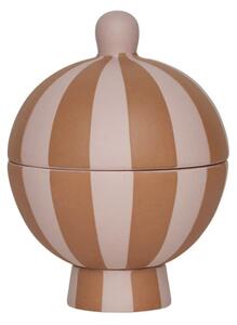 OYOY LIVING - Toppu Bonbonniere - Skål - Caramel / Rose - W:8.5 x H:11.5 cm