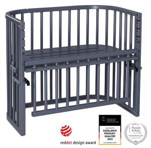 Babybay - Maxi Comfort Plus Co-sleeper - Barnsäng - Grey Varnished - 96 L x 56.50 W x79 H cm