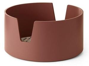 Normann Copenhagen - Salon tray Ø24 - Bricka - Rust - H12 x Ø24 cm