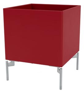 Montana - Colour Box I – S6161 - With Chrome Legs - Förvaringslådor - Beetroot - W35,4 X H42,6 X D35,4 cm