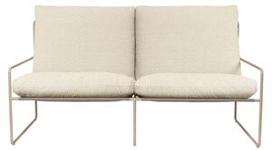 Ferm Living - Desert 2-seater Pure Bouclé - Utomhussoffa - Cashmere/Off-white - W156 x D85 x H78 CM
