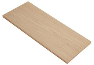 Woud - Elevate Back Panel - Hylla - White Pigmented Lacquered Oak Veneer - Large - L76,4 x W19 x H32,9