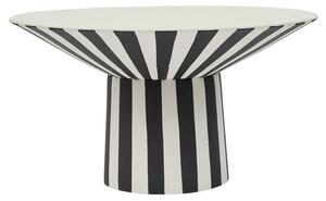 OYOY LIVING - Toppu Centerpiece - Dekorativ skål - White/Black - L30 x W30 x H17