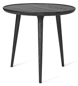 Mater - Accent Oval Lounge Table - Matbord - Sort Farvet Eg - Large - Ø: 60 cm H: 55 cm