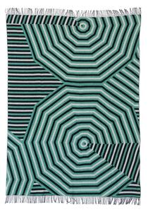 Raawii - Patch Plaid - Pläd - Leaf & Egg & Jet - W150 x L200 cm