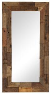 Spegel massivt återvunnet trä 50x110 cm