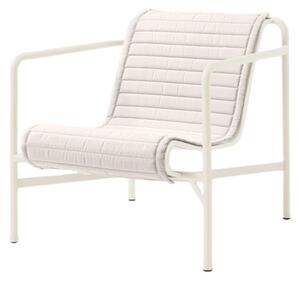 HAY - PALISSADE / Quilted Cushion for Lounge Chair - Kuddar för utomhusbruk - Low - Cream White - W117 x D49,5 x H1 cm
