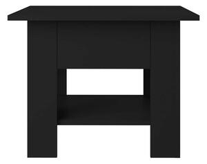 Soffbord svart 55x55x42 cm spånskiva - Svart