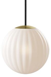 Nordic Tales - Bright Modeco Pendler - Hängande lampa - Small - Glass/Brass - Black - Ø20 cm