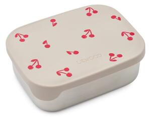 LIEWOOD - Arthur Lunchbox - Matlåda för barn - 2333 Cherries / Sandy - H5,5 x W13,5 x L17 cm