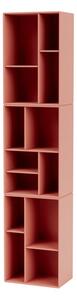Montana - LOOM - Wall mounted - Hyllor - Rhubarb - B 46,8 x H 208,8 x D 30 cm