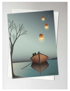 ViSSEVASSE - THE LANTERNS - greeting card - Kort - THE LANTERNS - greeting card - Stock sale - A6 (10,5x15 cm)