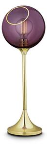 Design By Us - Ballroom Table Lamp - Bordslampa - Purple/Gold - H58 x DIA20 cm