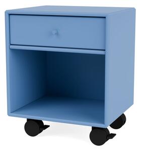 Montana - DREAM - With wheels - Sängbord - Azure - B 35,4 x H 35,4 x D 30 cm